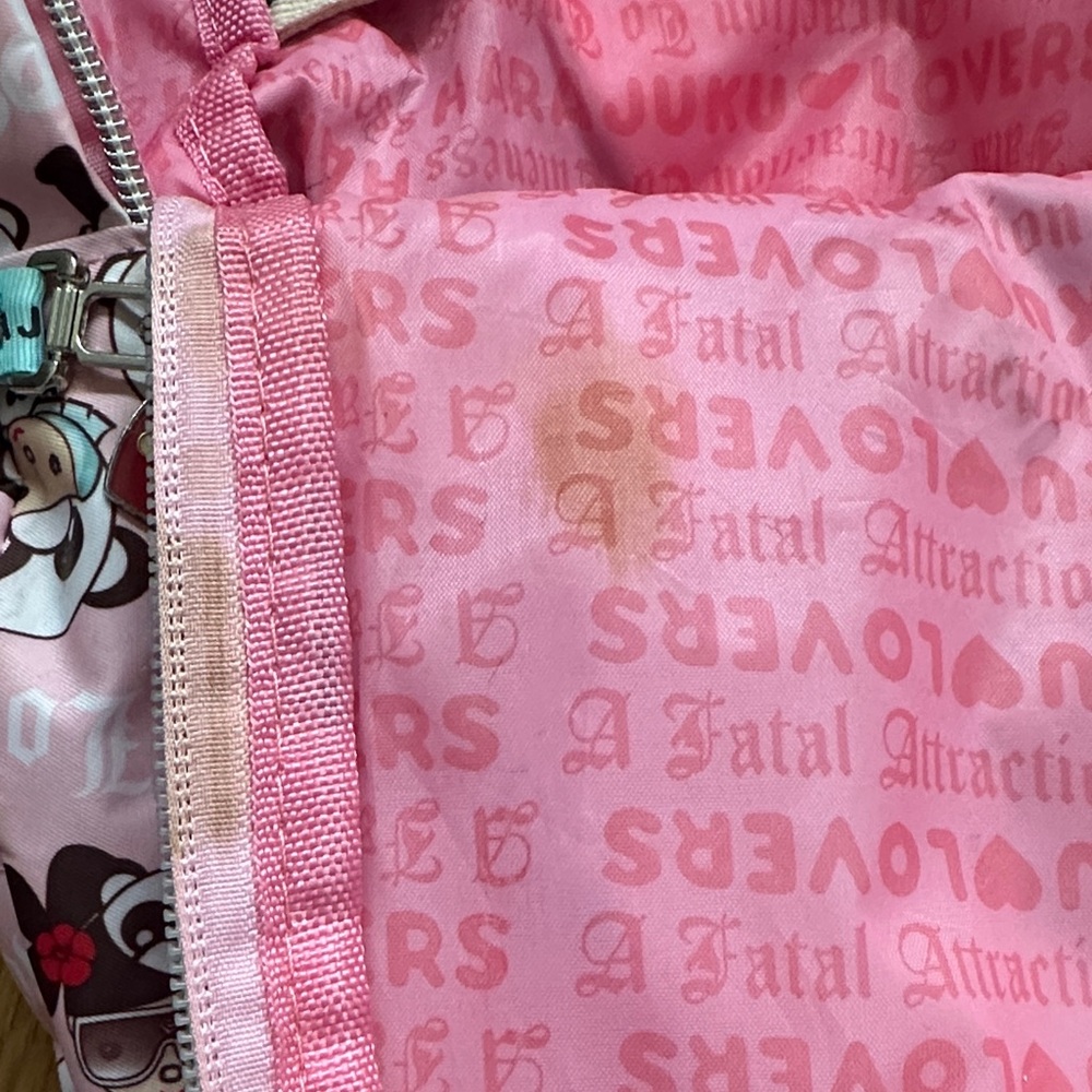 Pink Harajuku Lovers Backpack - Picture 3 of 10